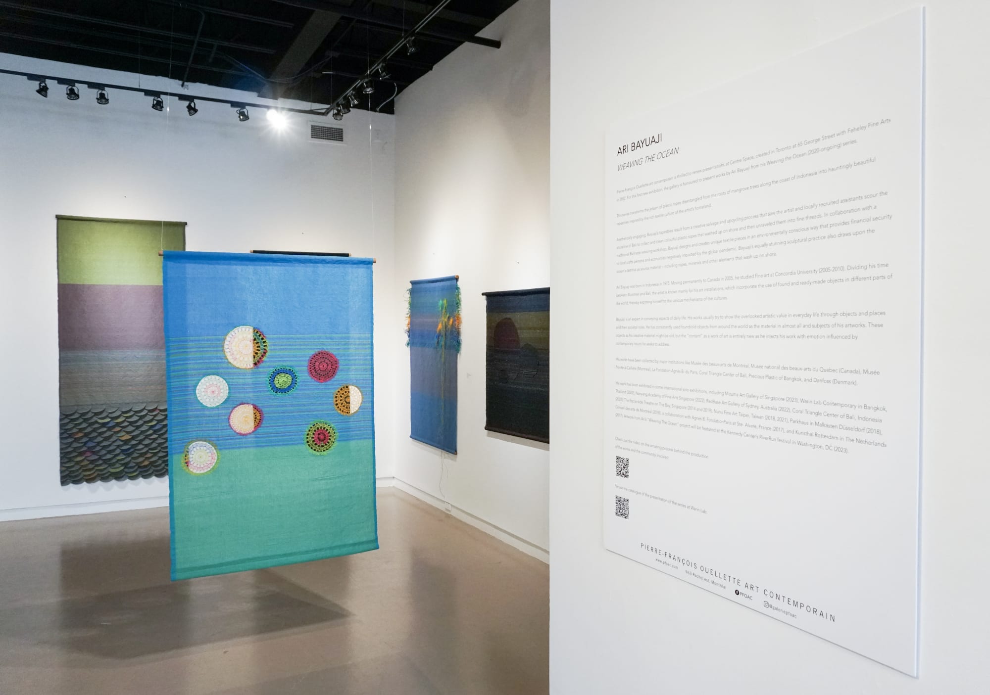 Ari Bayuaji @ Centre Space (Toronto) - Weaving the Ocean