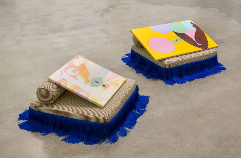 Ad Minoliti: G.S.F.C. 2.0 (geometrical sci-fi cyborg)