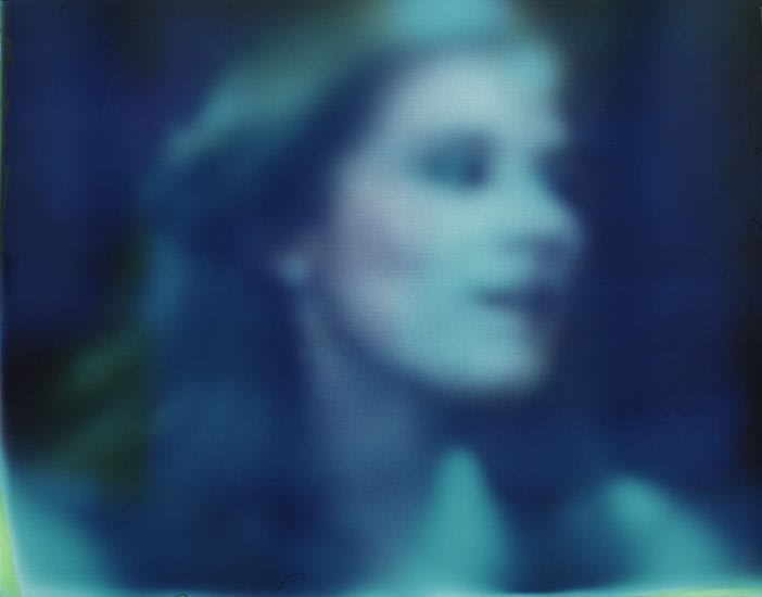 Robert Heinecken, Misc...Newswoman (Purple), 1984