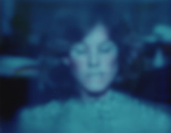 Robert Heinecken, Misc...Newswoman (Purple), 1984