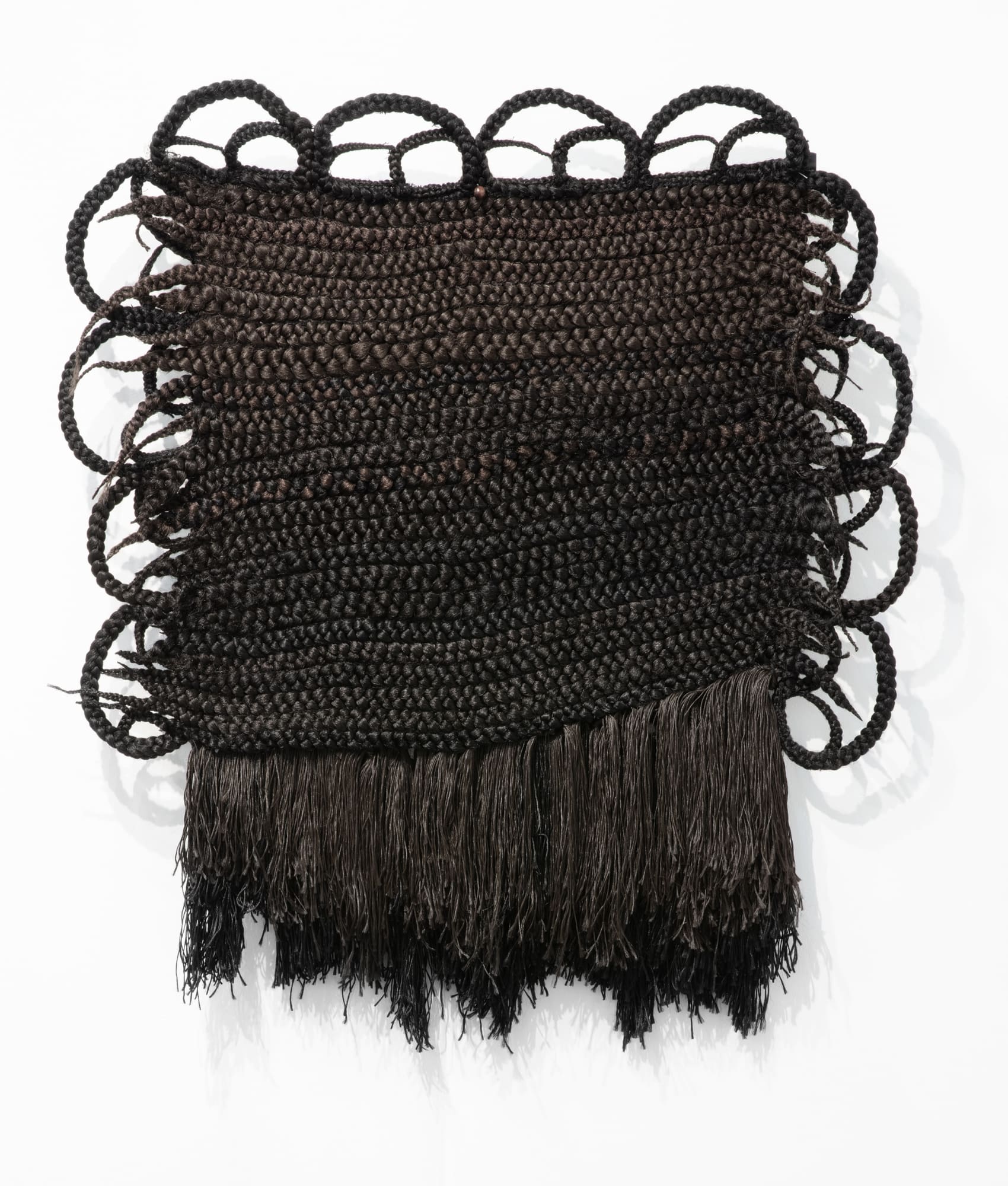 Joanne Petit-Frère Tapestry of Braids #1 (Woven while Discovering bell hooks on YouTube), 2020