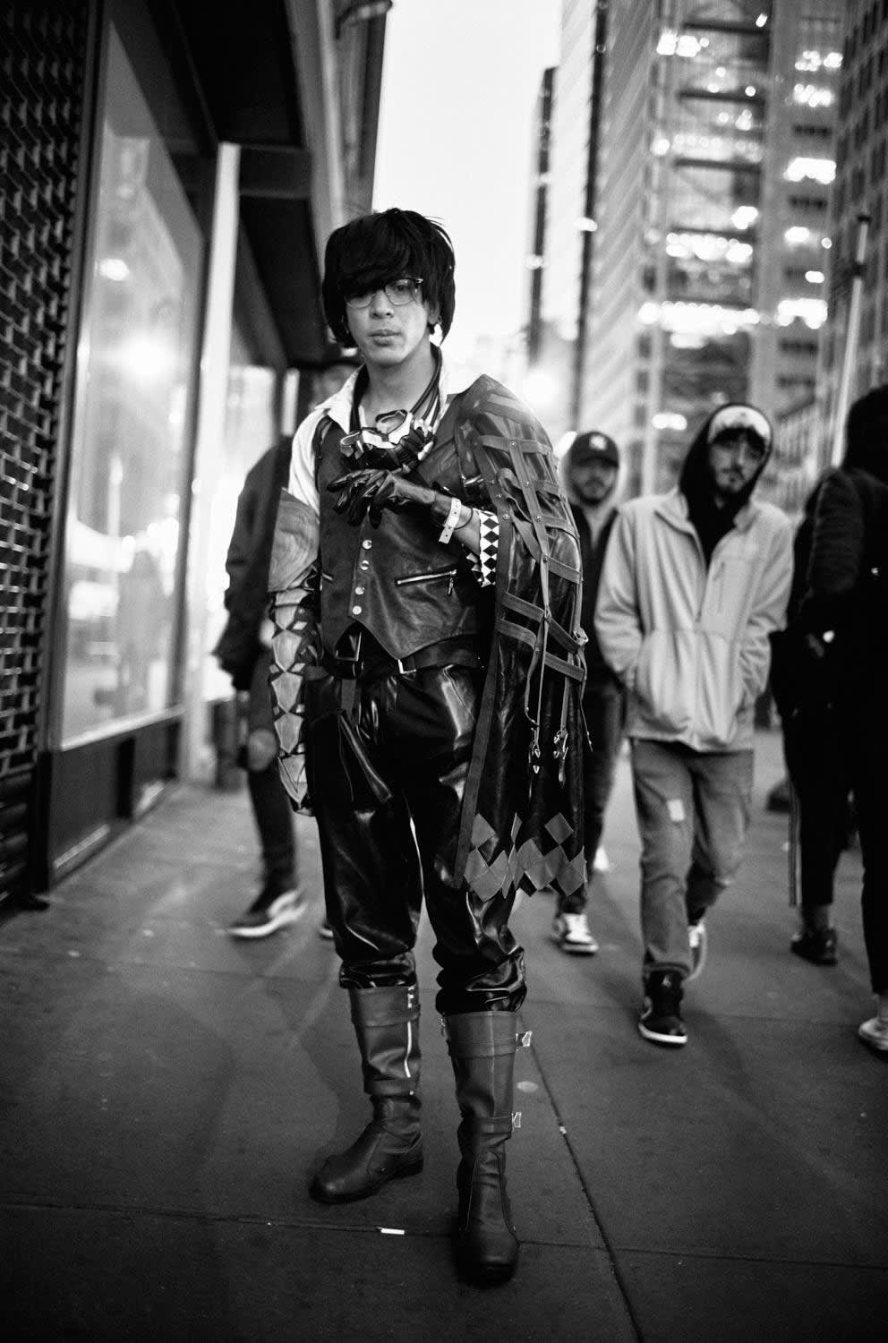 "NEW YORKER ON 8TH AVENUE " NYC 2021 Picture by Phil Penman