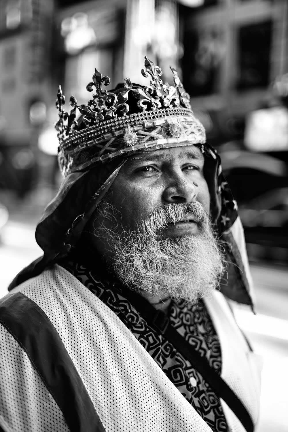 "KING OF 42ND STREET" NEW YORK CITY 2021 Picture by Phil Penman