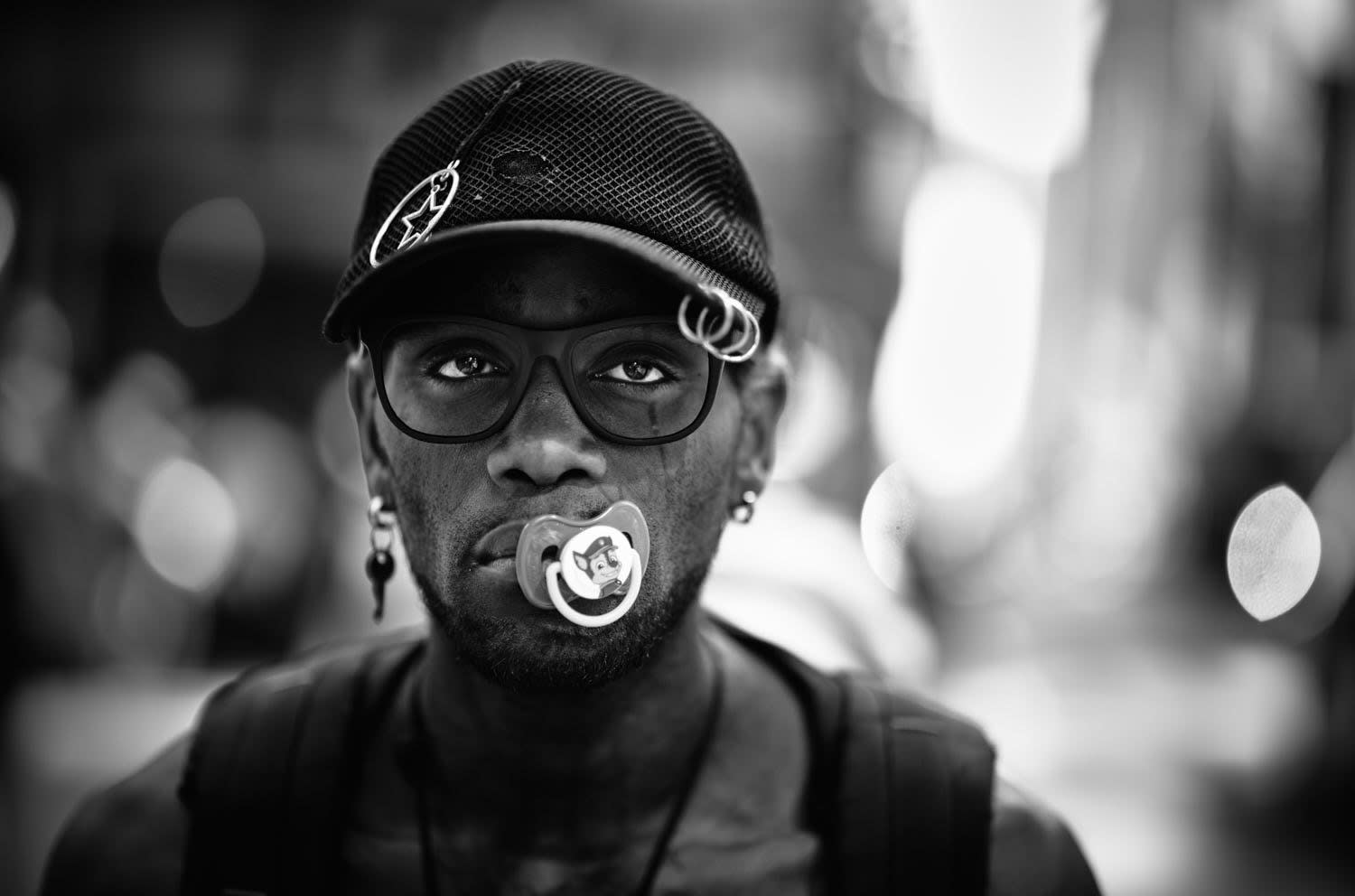 "NEW YORKER IN TIMES SQUARE" NEW YORK CITY 2021 Picture by Phil Penman