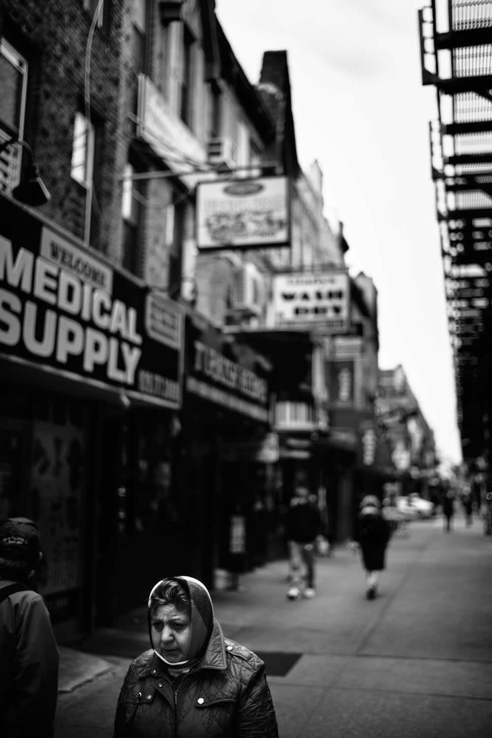 "BRIGHTON BEACH LADY" NEW YORK CITY, 2021 Picture by Phil Penman