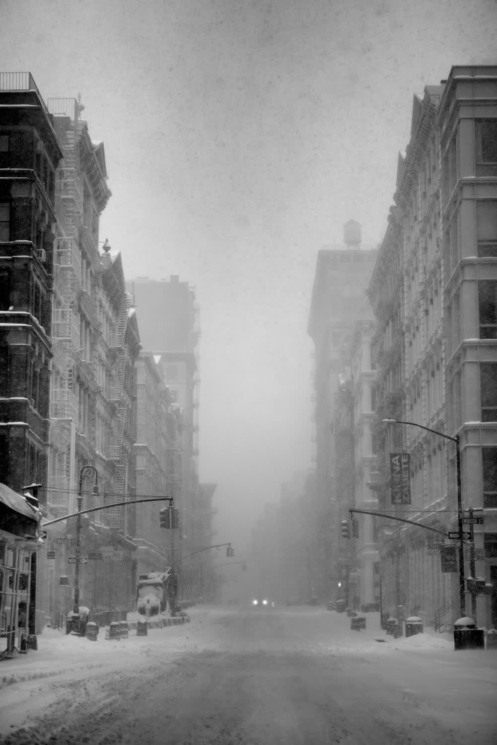 "soho, SNOWSTORM#2 " NEW YORK CITY 2021 Picture by Phil Penman