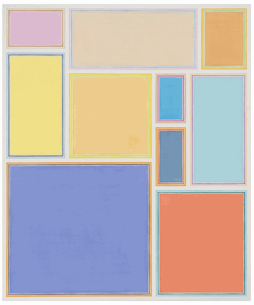 Selma Parlour Salon XII 2022 Oil on linen 126.5 x 107 cm