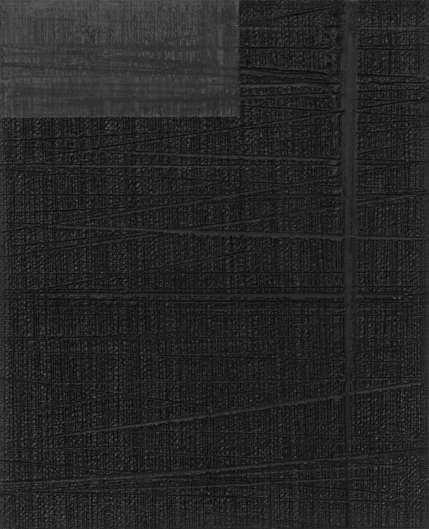 Untitled 2018 Graphite on canvas 80 x 65 cm