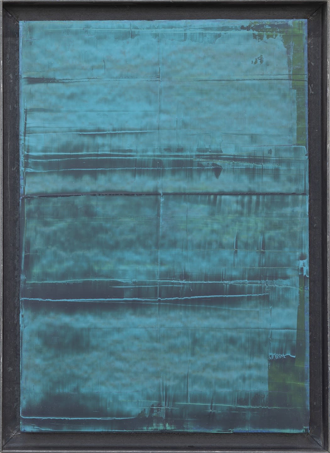 Untitled 2021 Oil on paper 46 x 34 cm (steel frame)