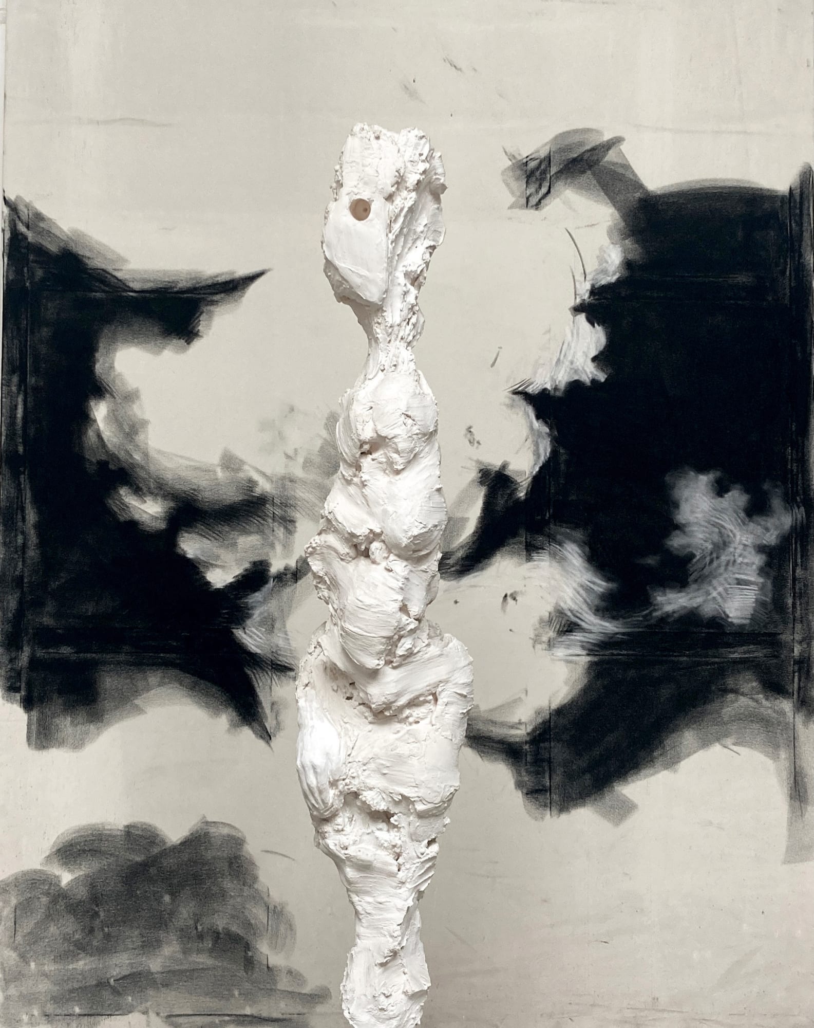 Mother 2021 Plaster 200 x 30 x 40 cm