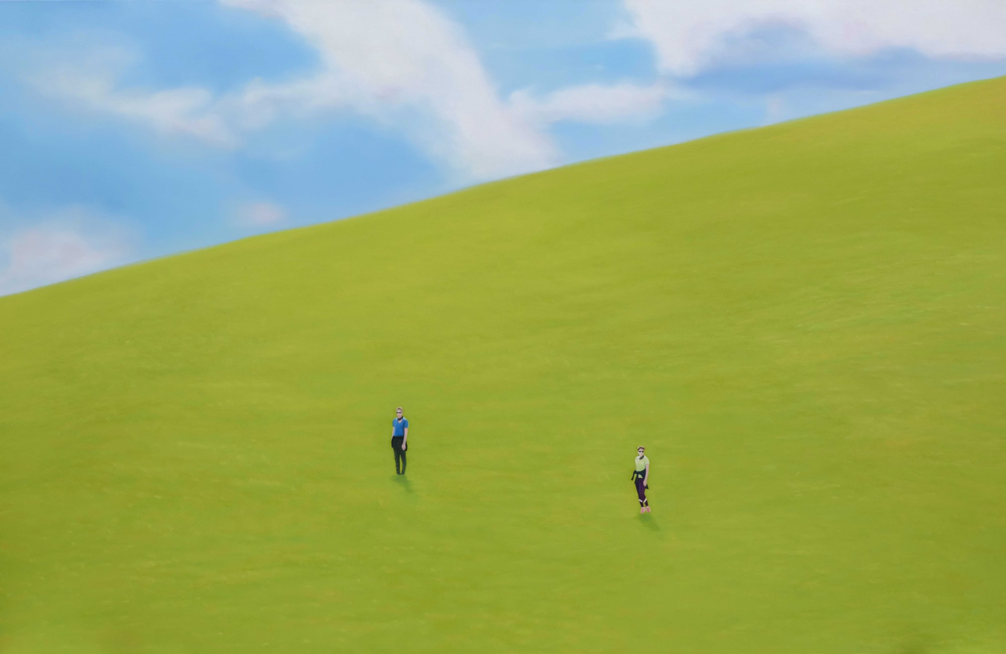 Özer Toraman A Dream of The Nature 2021 Oil on canvas 130 x 200 cm