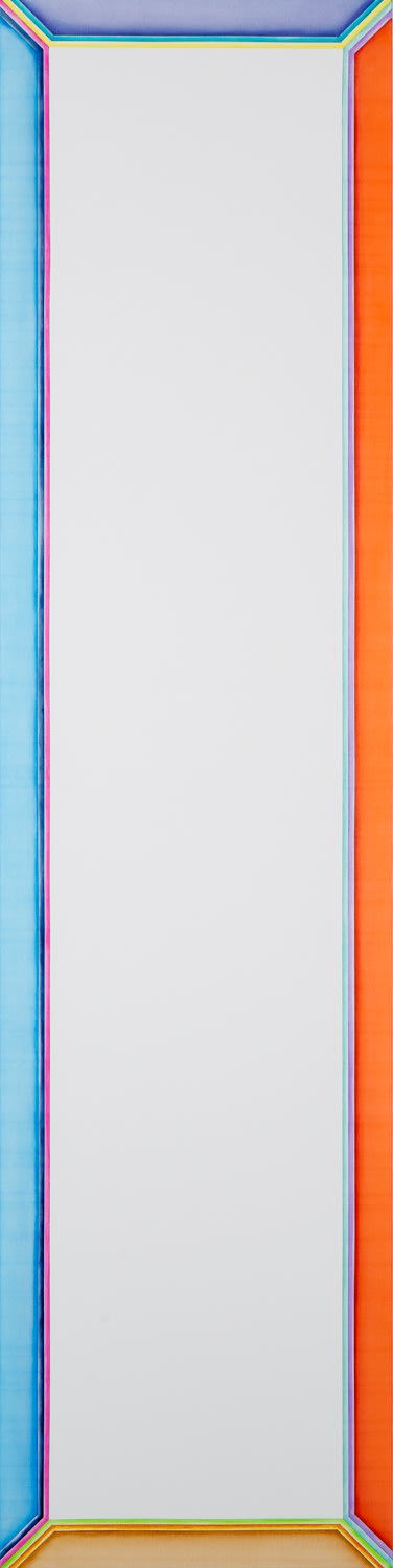 Selma Parlour Space for marginalia I 2019 Oil on linen 200 x 50 cm