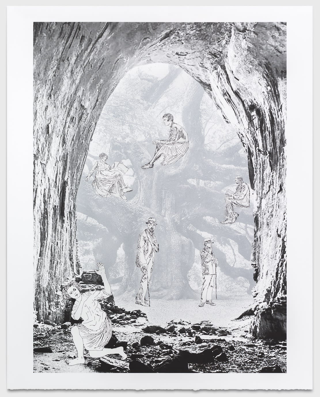 Goshka Macuga & Simon Moretti Encounters in the Field 2019 Screen print 95 x 76 cm