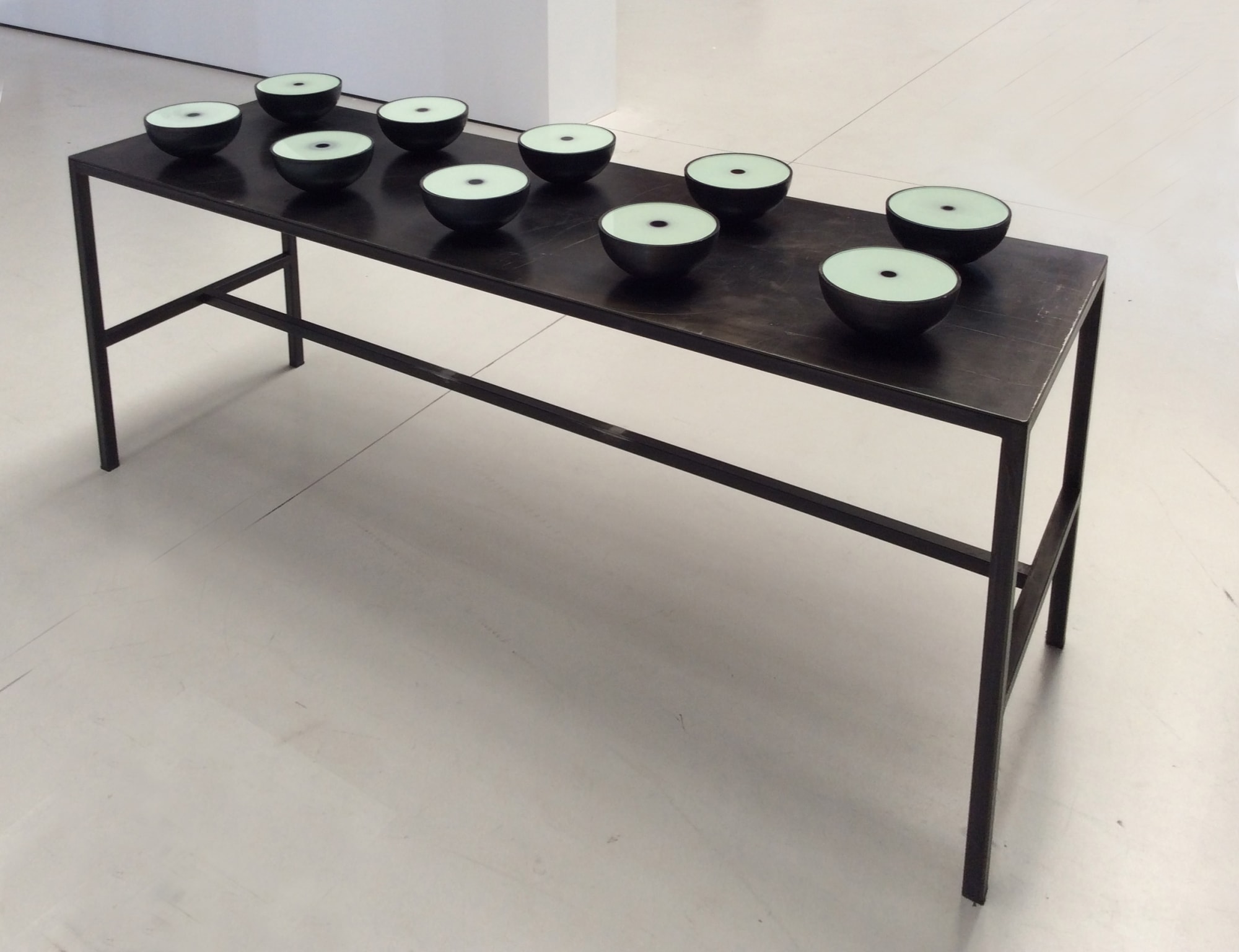 Osman Dinç Feast 2013 Steel and glass 200 x 60 x 80 cm