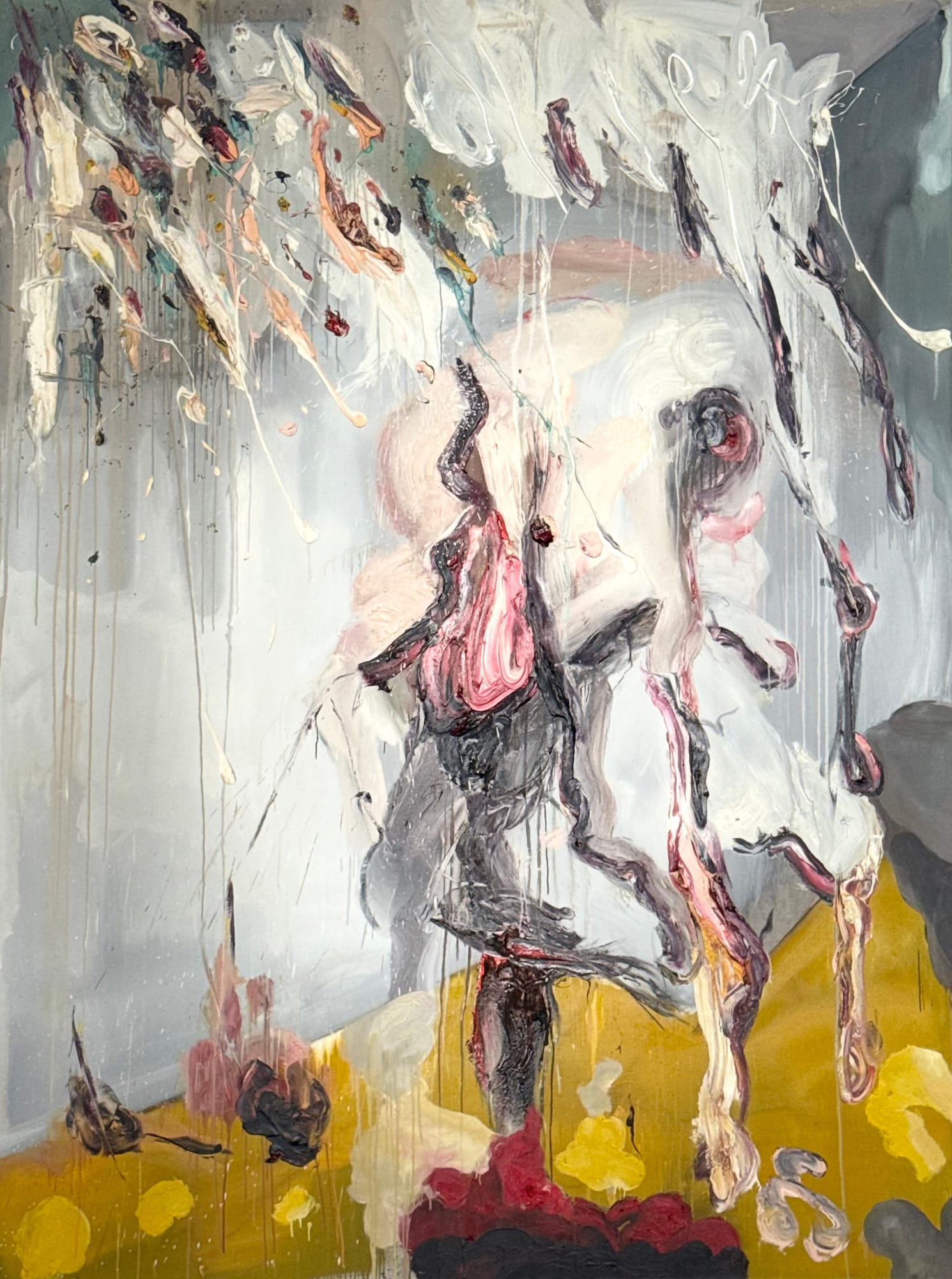 ERDOĞAN ZÜMRÜTOĞLU Attitudinizing Penance I, 2018 Oil on canvas 300 x 225 cm