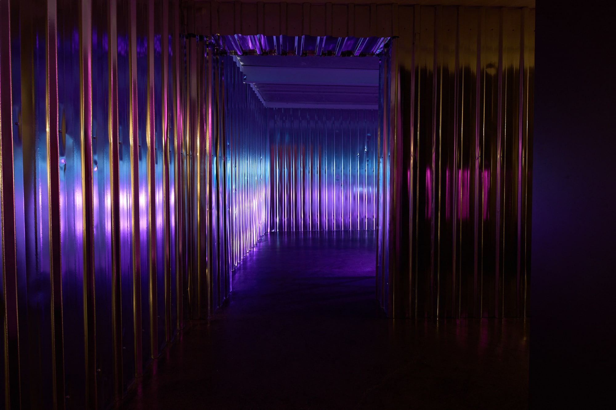 :mentalKLINIK LIMBO, 2025 Corrugated metal, site-specific installation