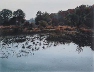 James Van Patten "One Morning' Watercolour on paper 25.5 x 33 cm
