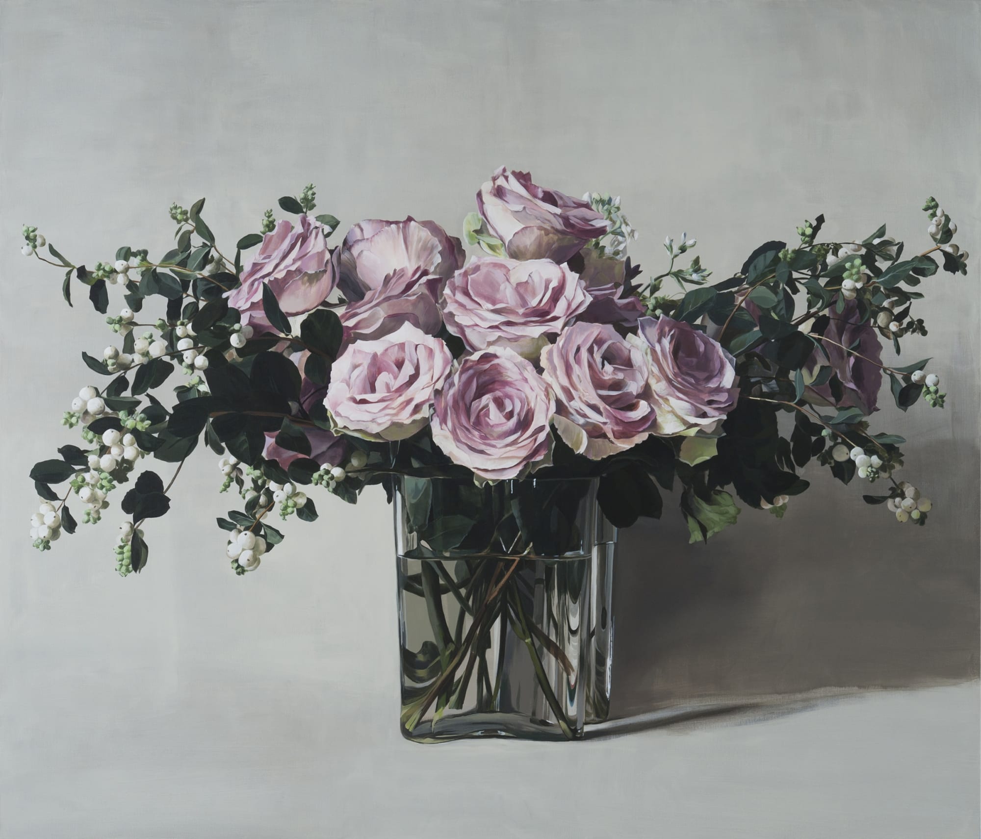 Ben Schonzeit "Dusky Rose" Acrylic on linen 183 x 213.5 cm