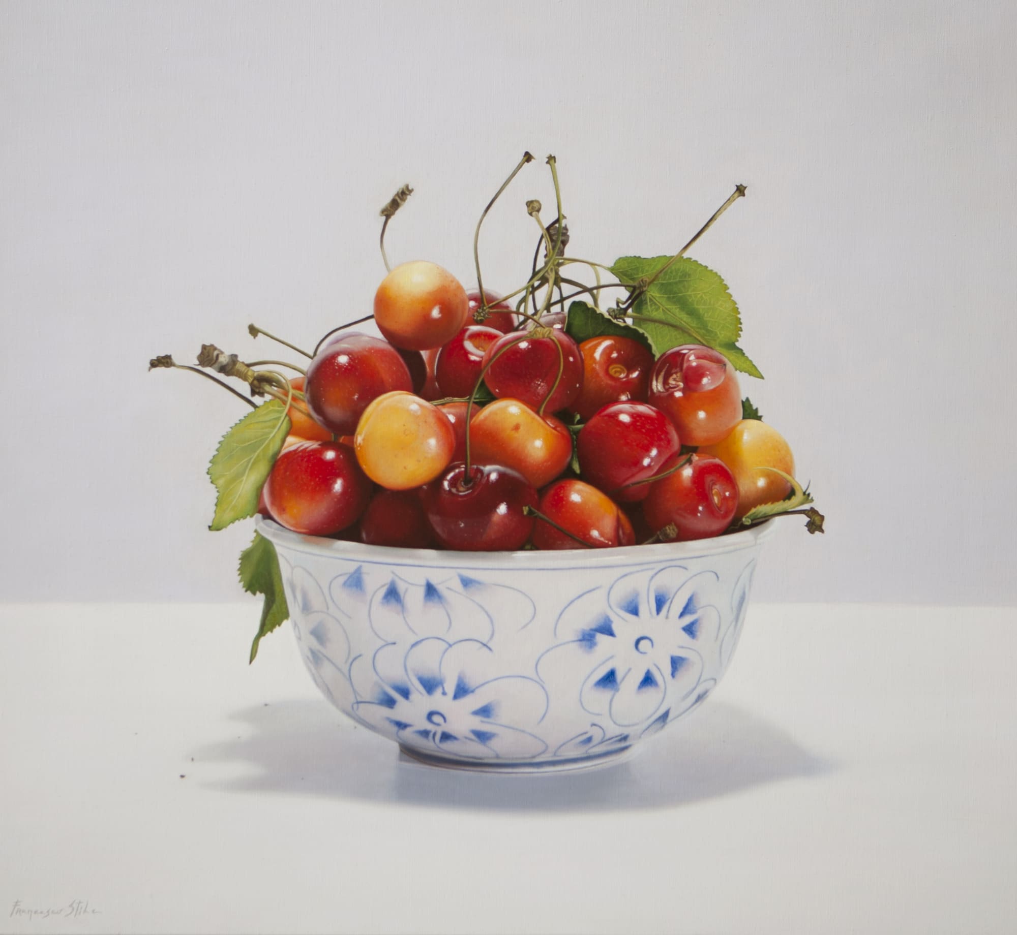 Francesco Stile "Delicious" Oil on canvas 60 x 60 cm