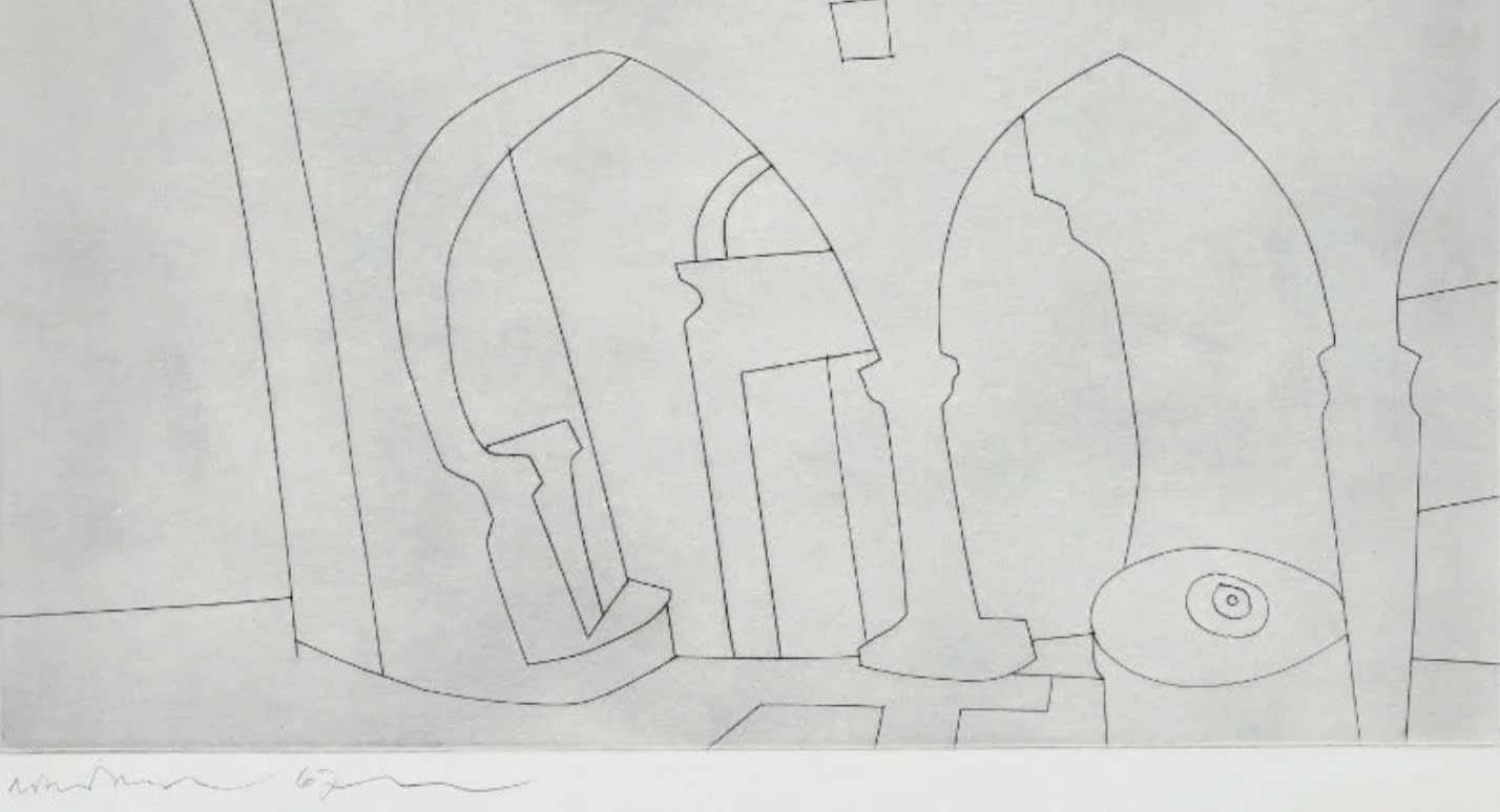 BEN NICHOLSON – GREEK & TURKISH FORMS: Signed Etchings