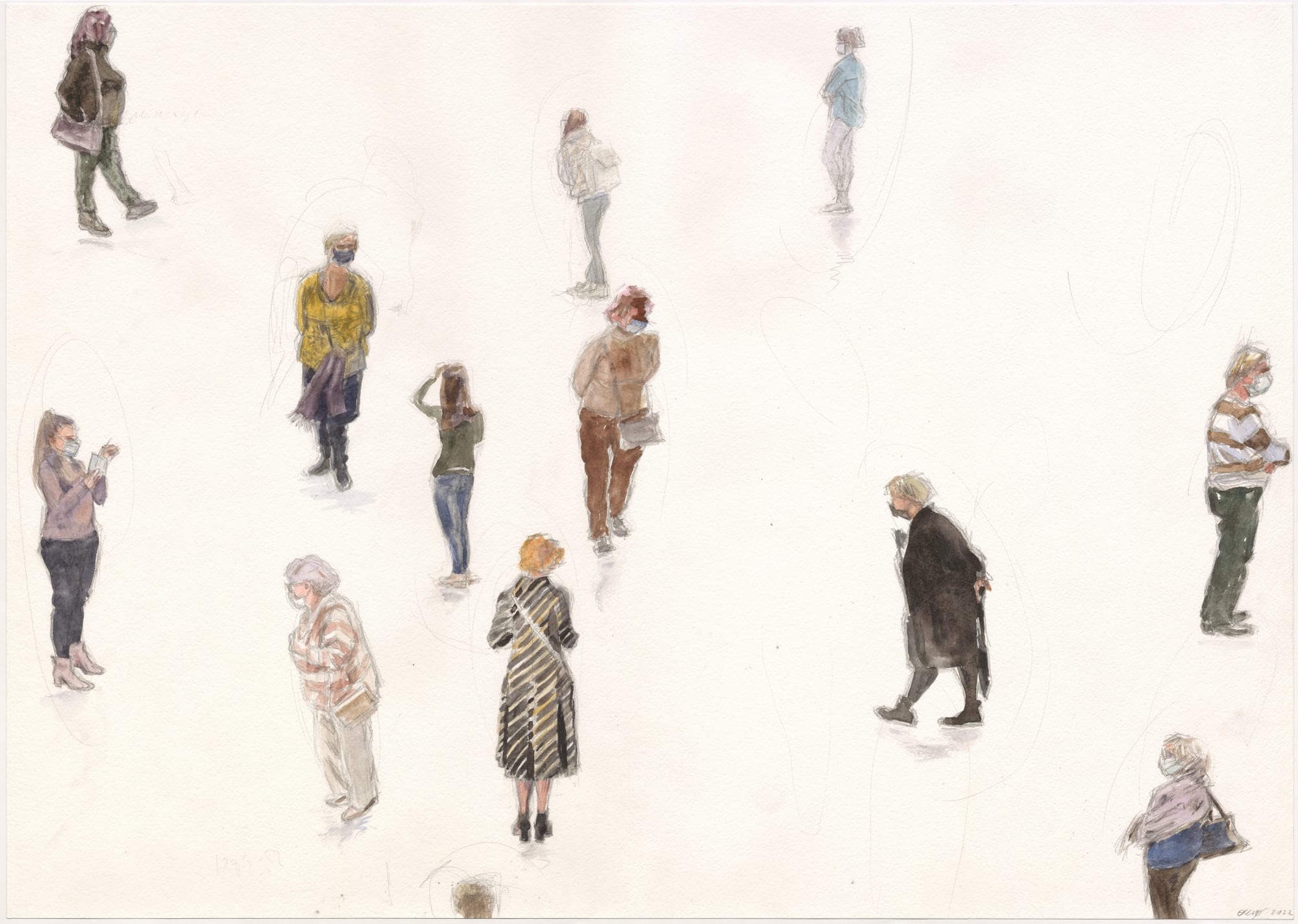 OLGA CHERNYSHEVA, SPECTATRESS, 2022