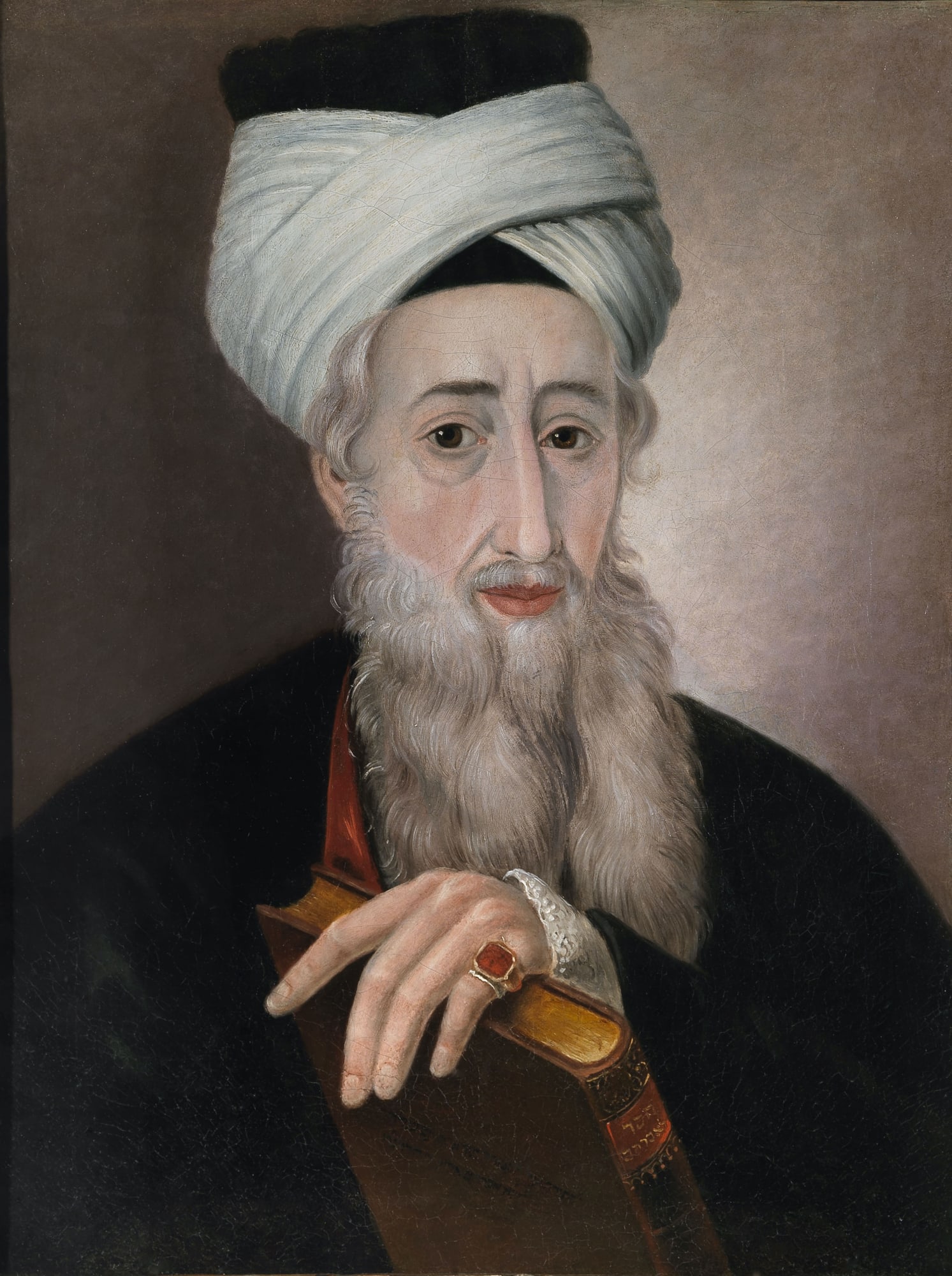 PORTRAIT OF RABBI ABRAHAM ELIEZER HA-LEV, TRIESTE, EARLY 19TH CENTURY
