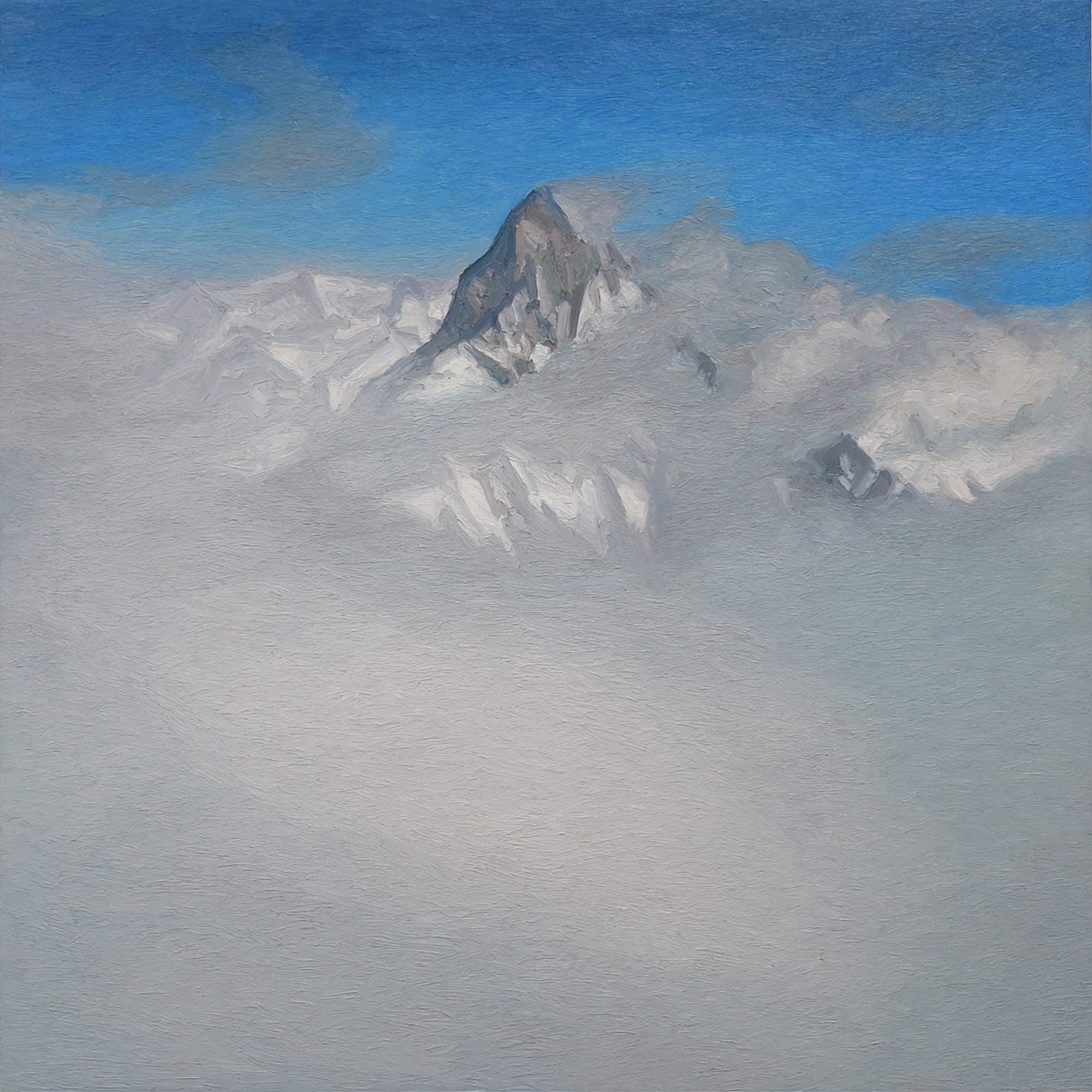 Ralph Fleck Alpenstuck 19/V 2015 Oil on canvas 200 x 200 cm / 79 x 79 in