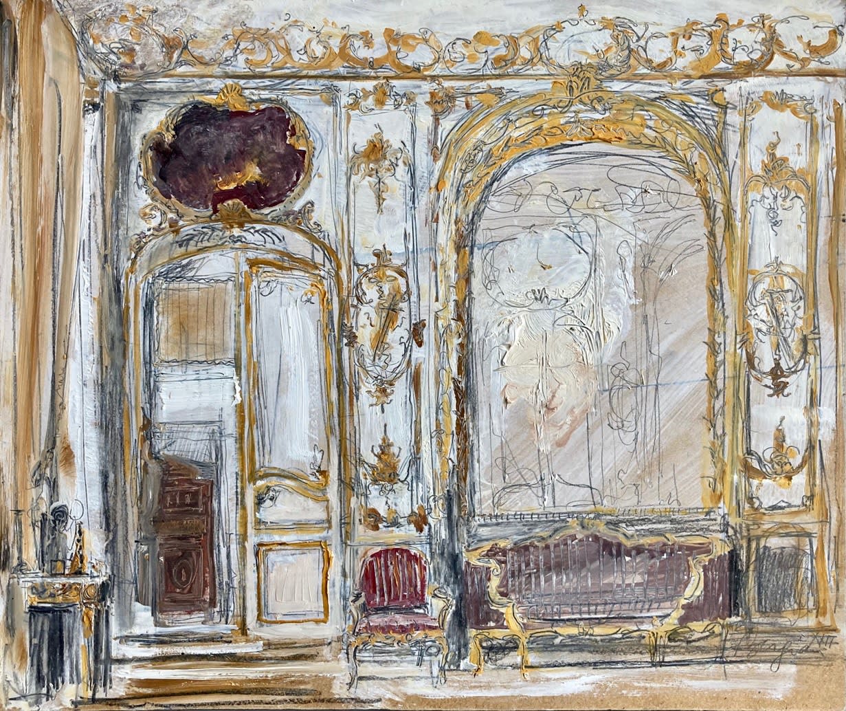 Pierre Bergian, Karl Lagerfeld, Pozzo di Borgo in Paris, 2021