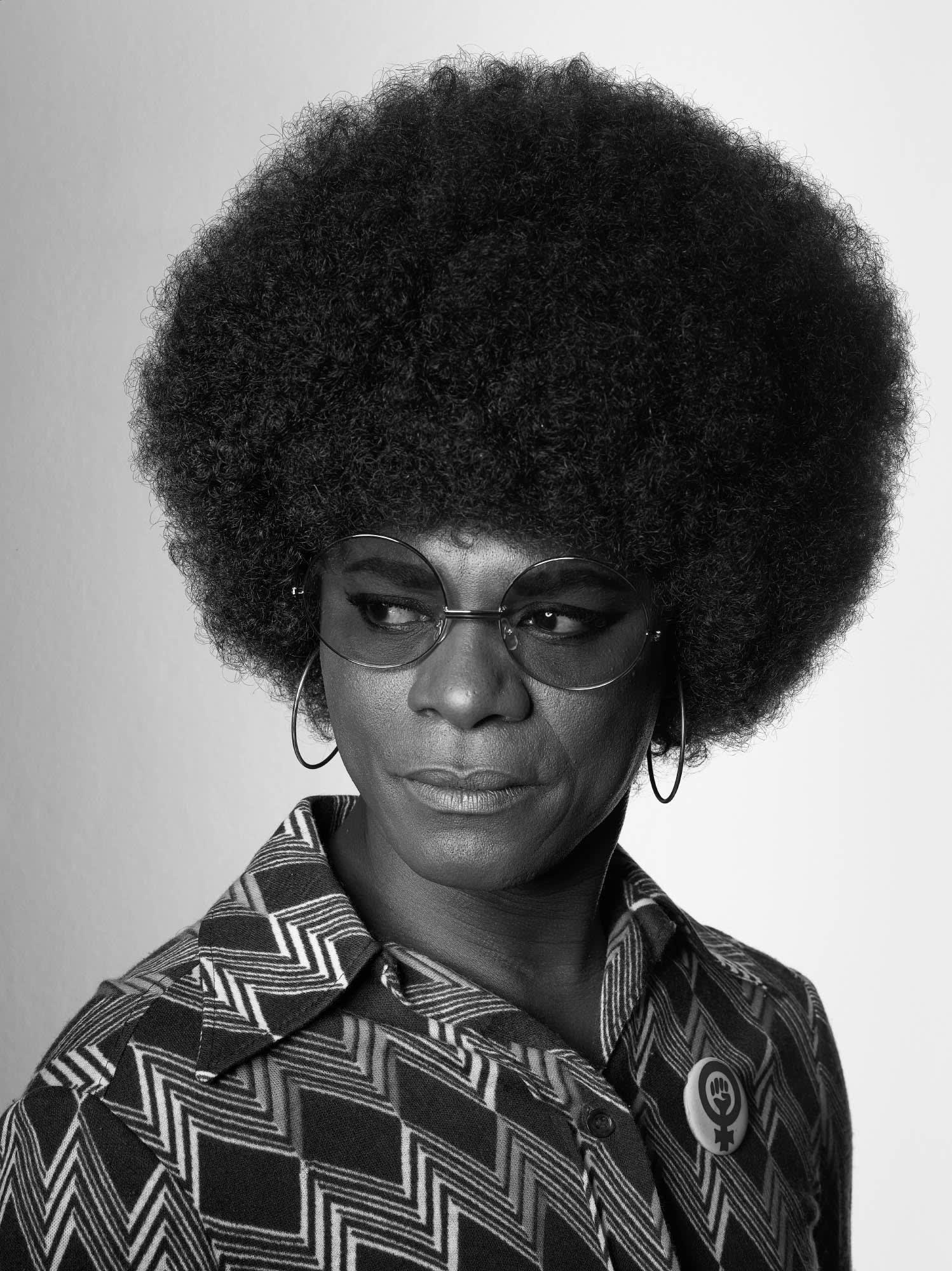 Samuel Fosso, From the series African Spirits, Angela Davis , 2008