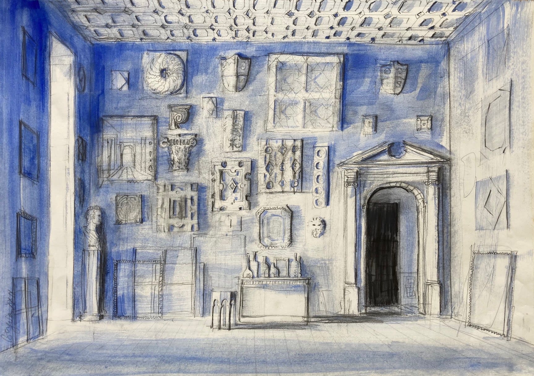 Pierre Bergian, Blue , 2022