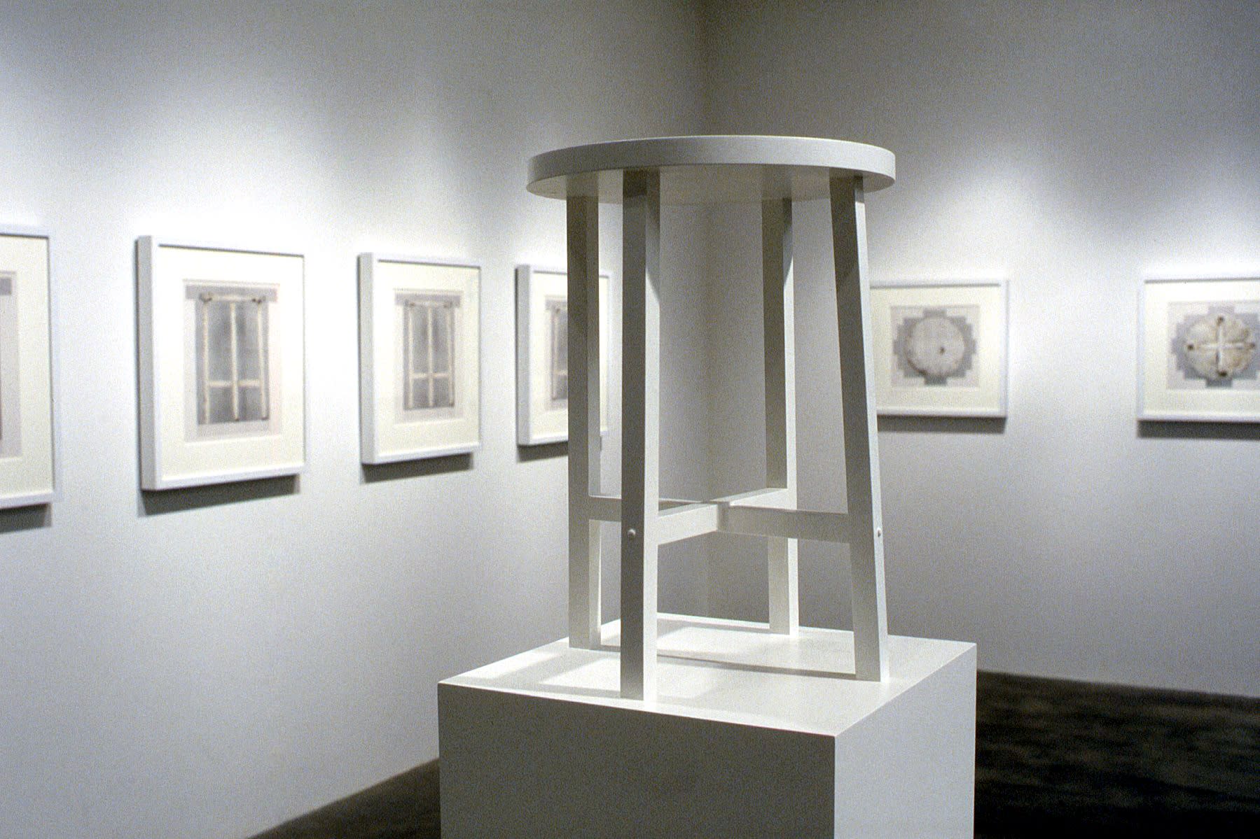 Roy McMakin | A White Table and A Black Table, Each Depicted in Photographs and Sculpture