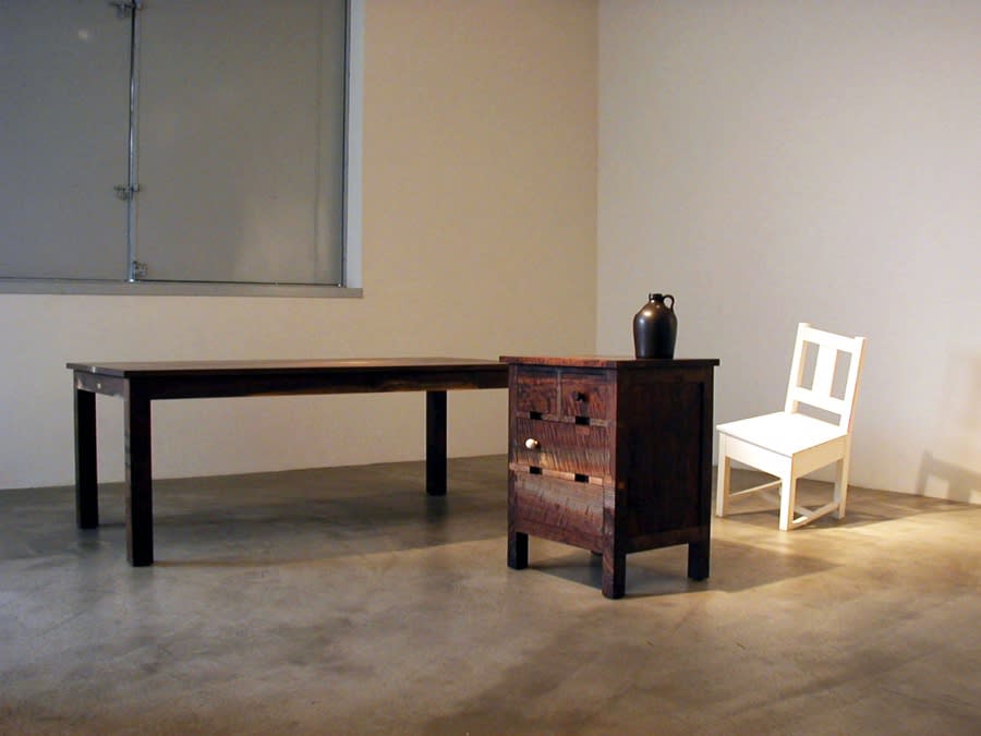 Roy McMakin | A Table, Two Chairs, A Small Chest, One Large Painting and Several Drawings