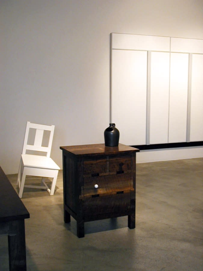 Roy McMakin | A Table, Two Chairs, A Small Chest, One Large Painting and Several Drawings