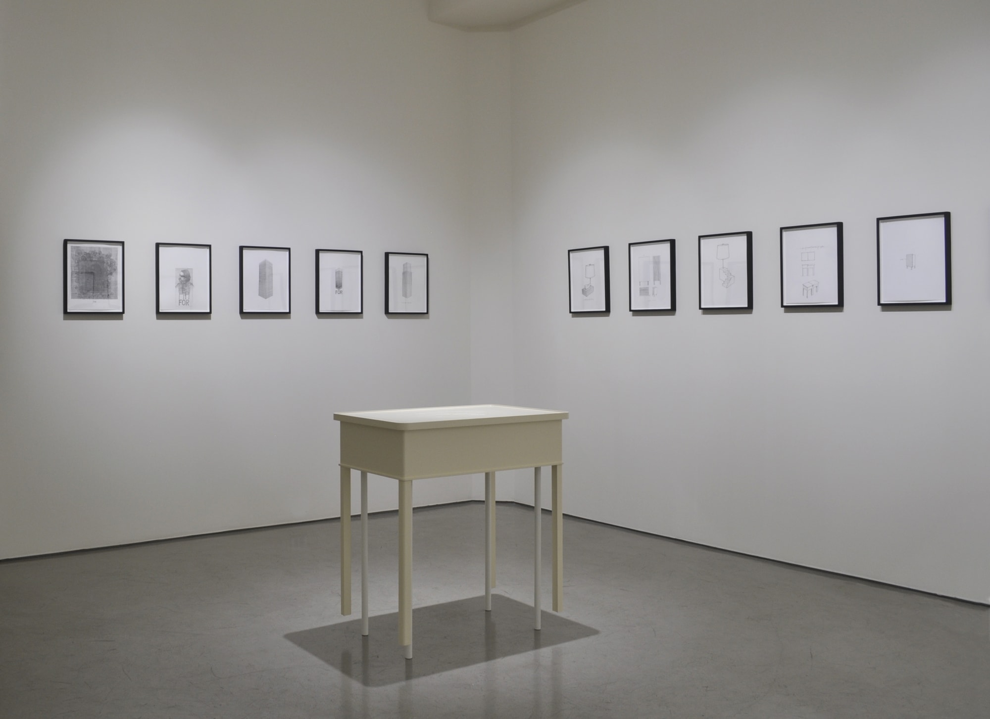 ROY MCMAKIN | Some Drawings and a Table
