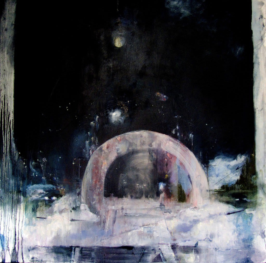 Sarah Shaw, The World is Spinning Around, 2013, oil on canvas, 120 x 110cms