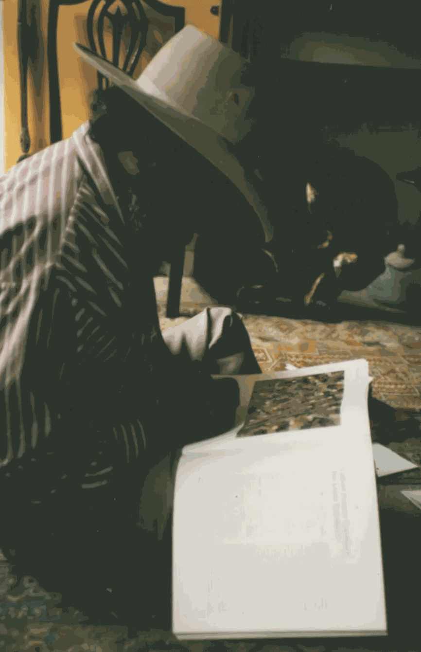 Clifford Possum in London, 20 March 1990