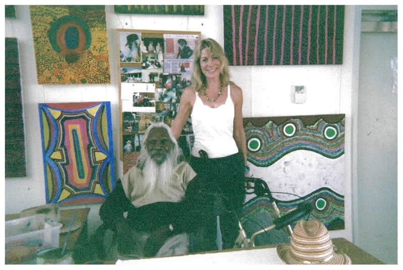 Rebecca Hossack with Janangoo Butcher Cherel