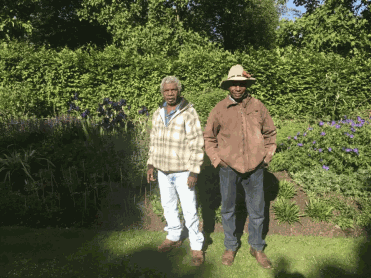 Mervyn Street and David Njuguna in Regent's Park