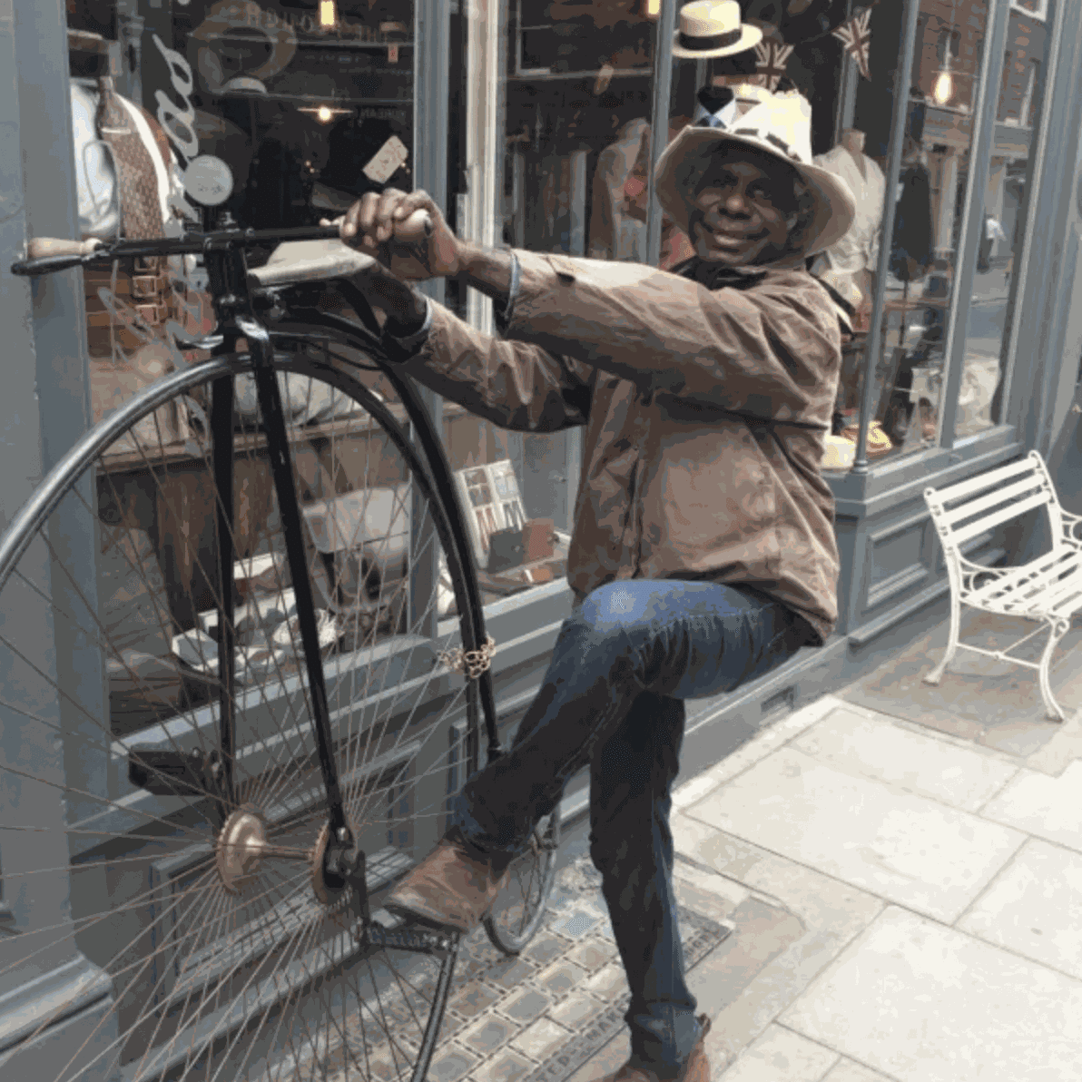 Mervyn Street in London during Jumu: artists of Fitzroy Crossing exhibition