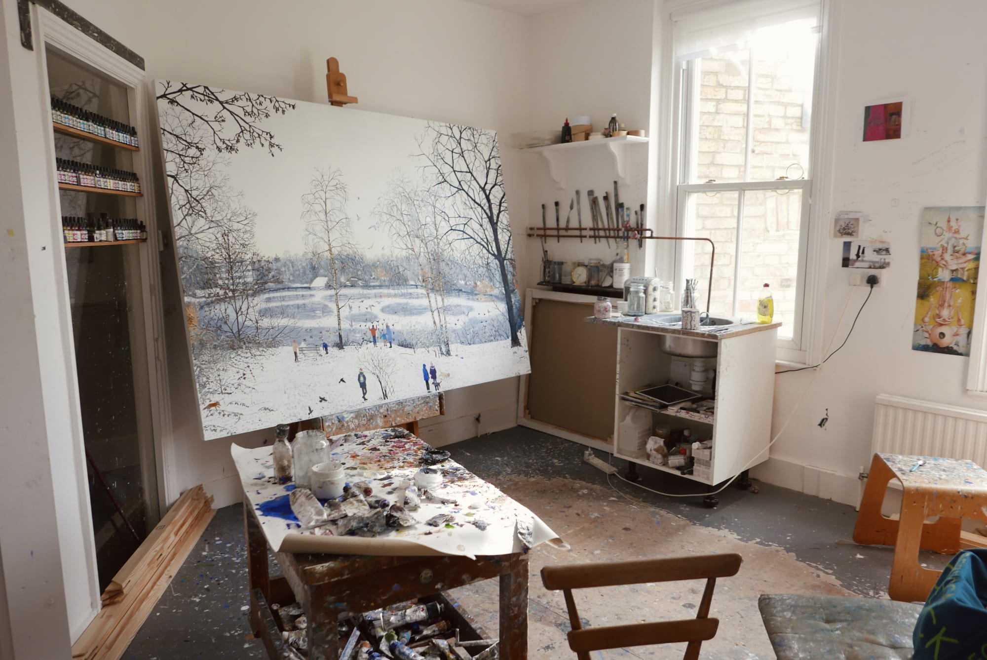 Emma Haworth in her studio