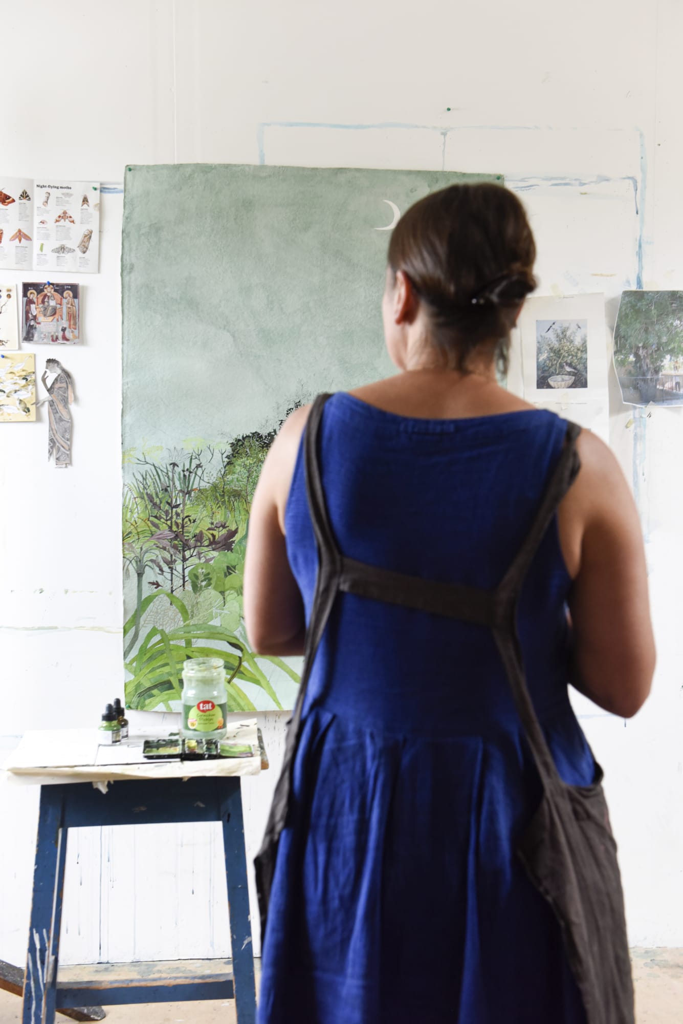 Sophie Charalambous, In studio, 2021