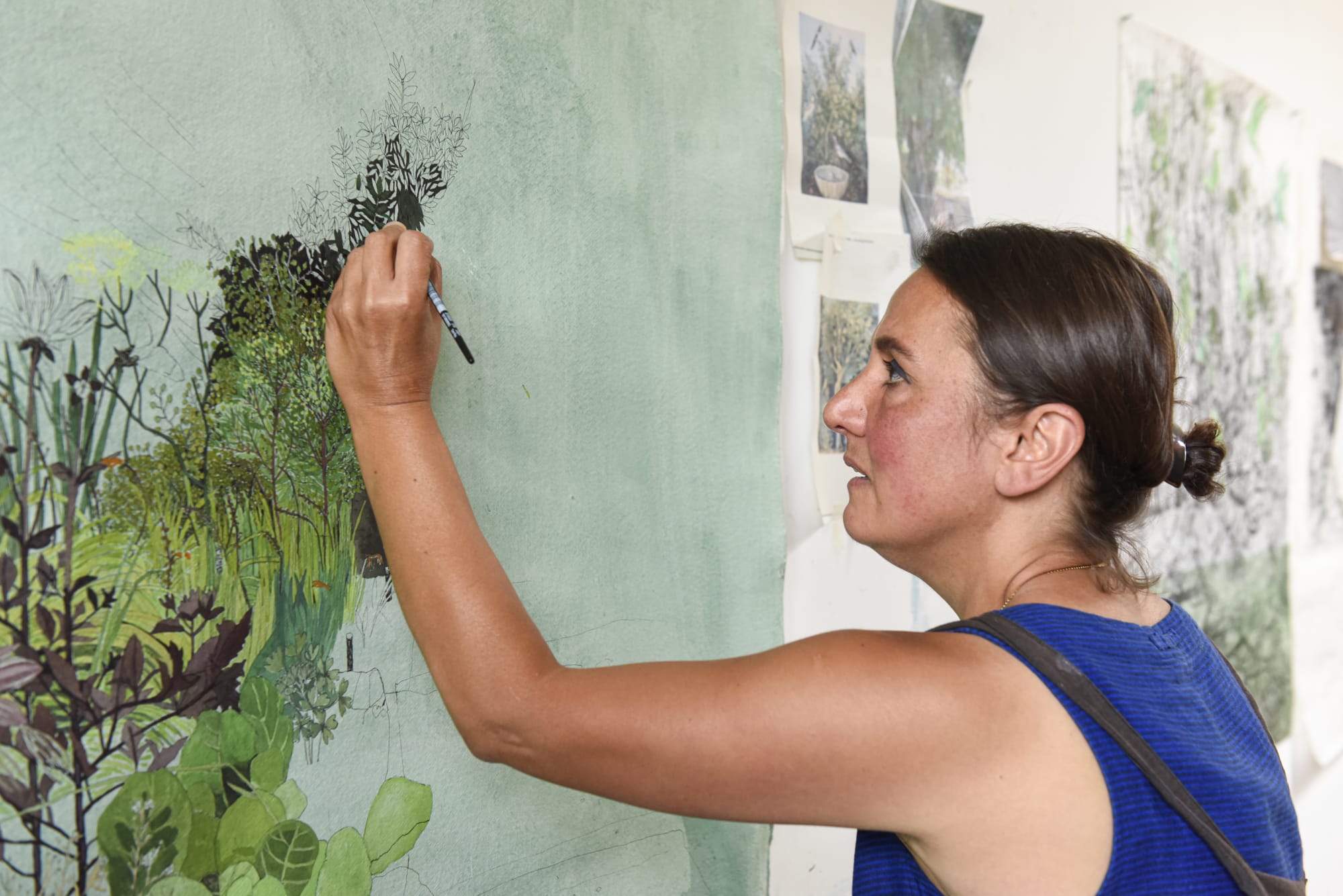 Sophie Charalambous, In studio, 2021