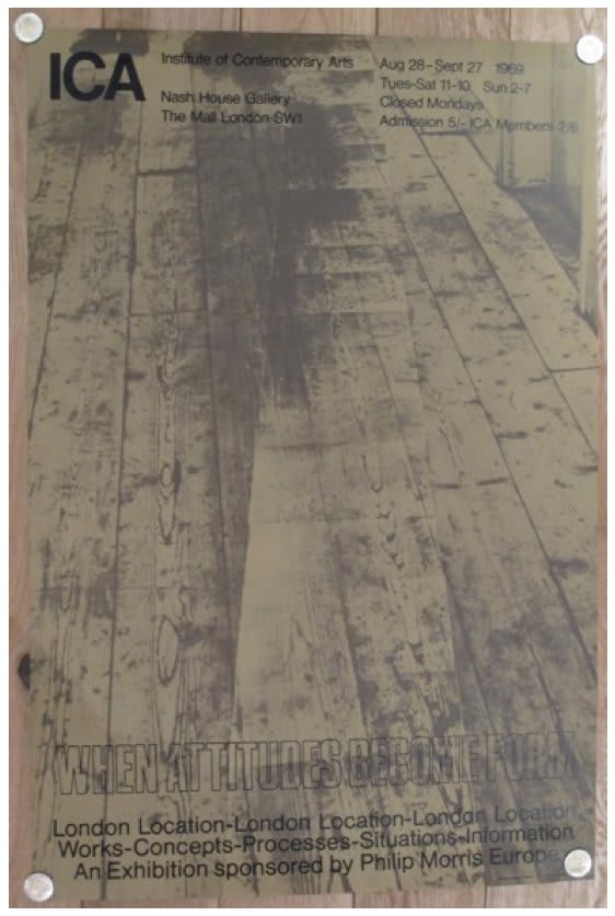 When Attitudes Become Form, ICA, London, 1969