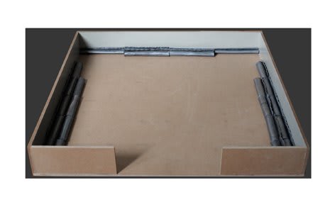 Roelof Louw, Rolled Lead Piece, maquette, 1970