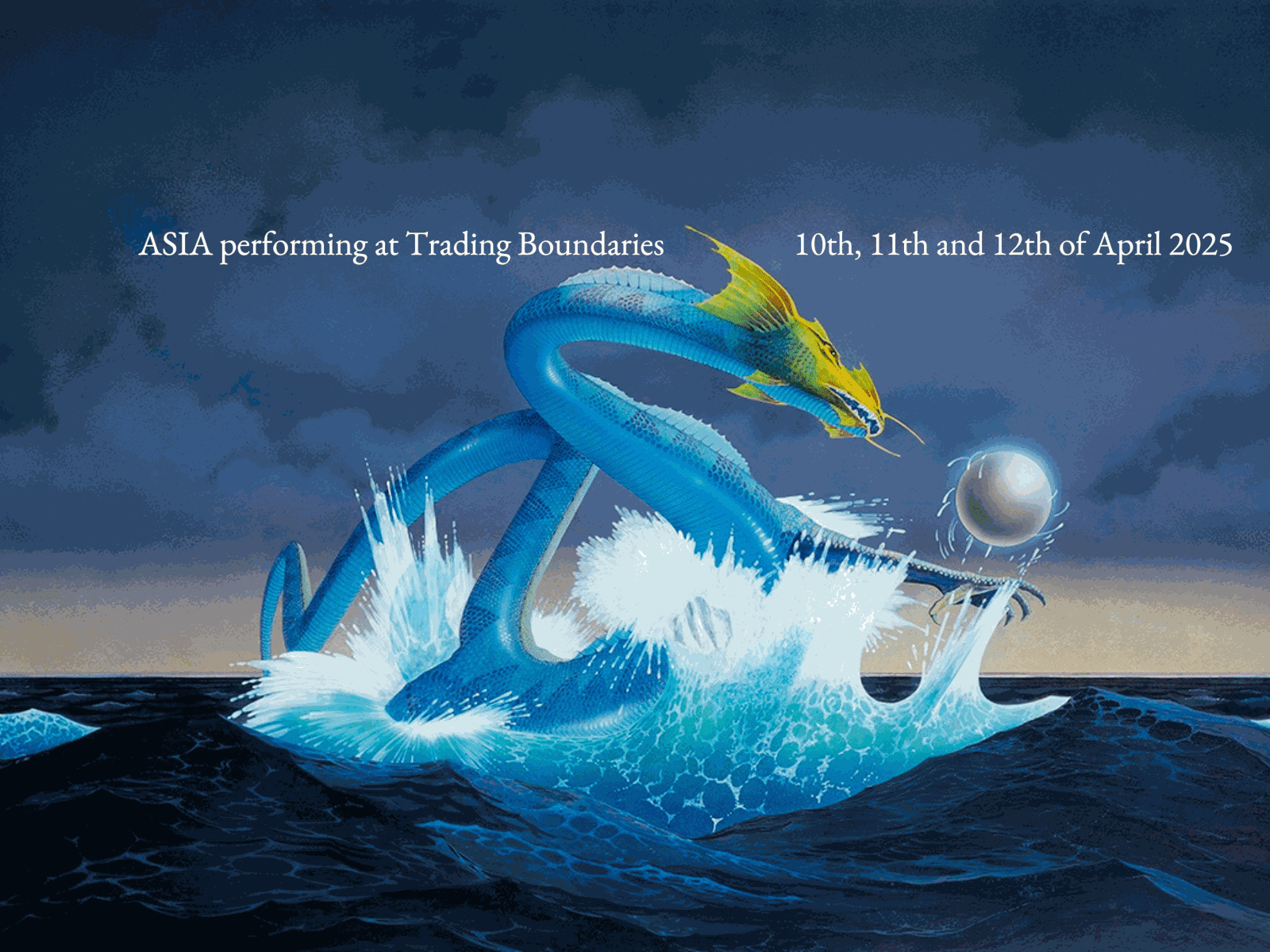 ASIA: Launch their Japanese Tour for three nights at Trading Boundaries.