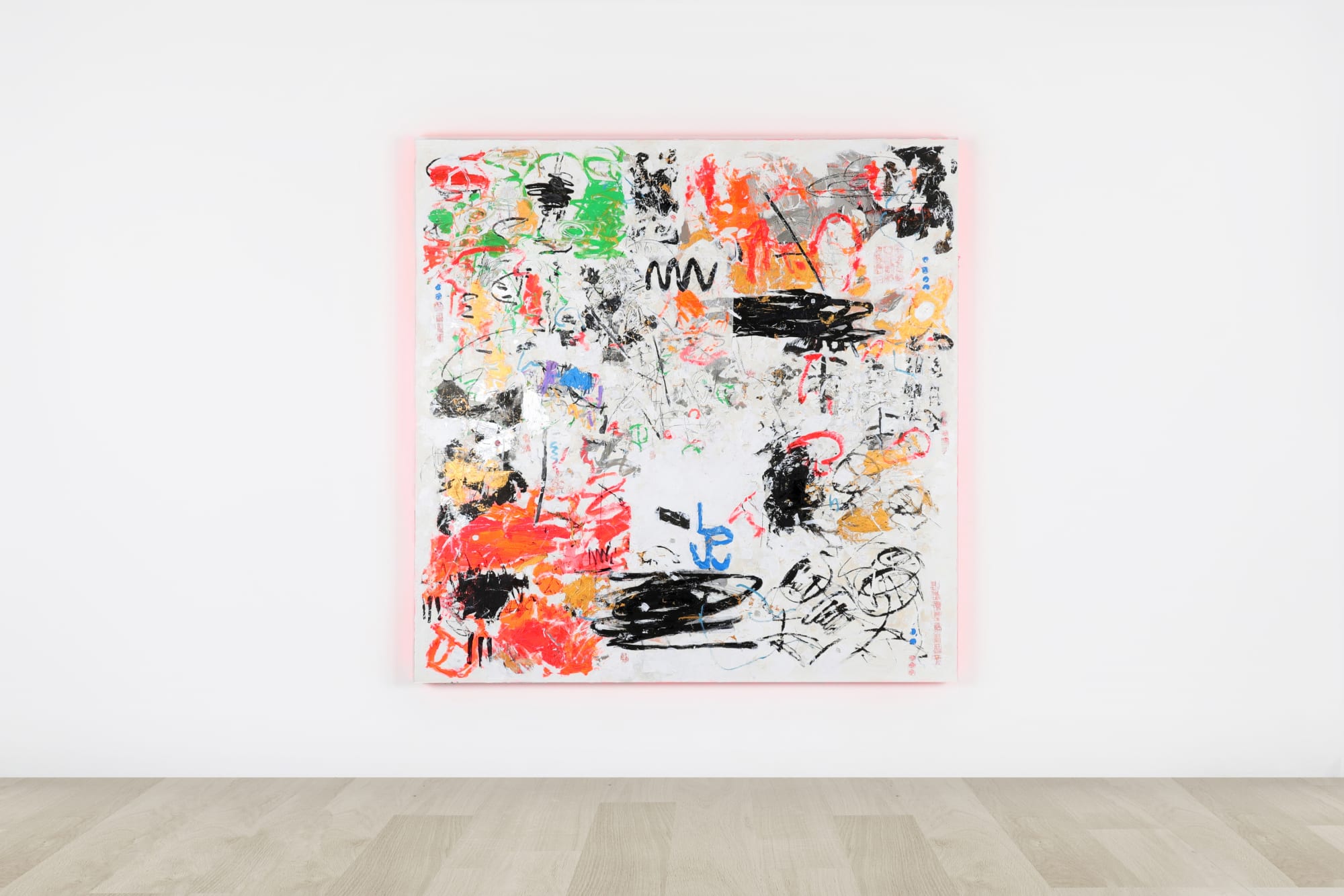 Canal Cheong Jagerroos Installation view, Orange New Hope I 2021