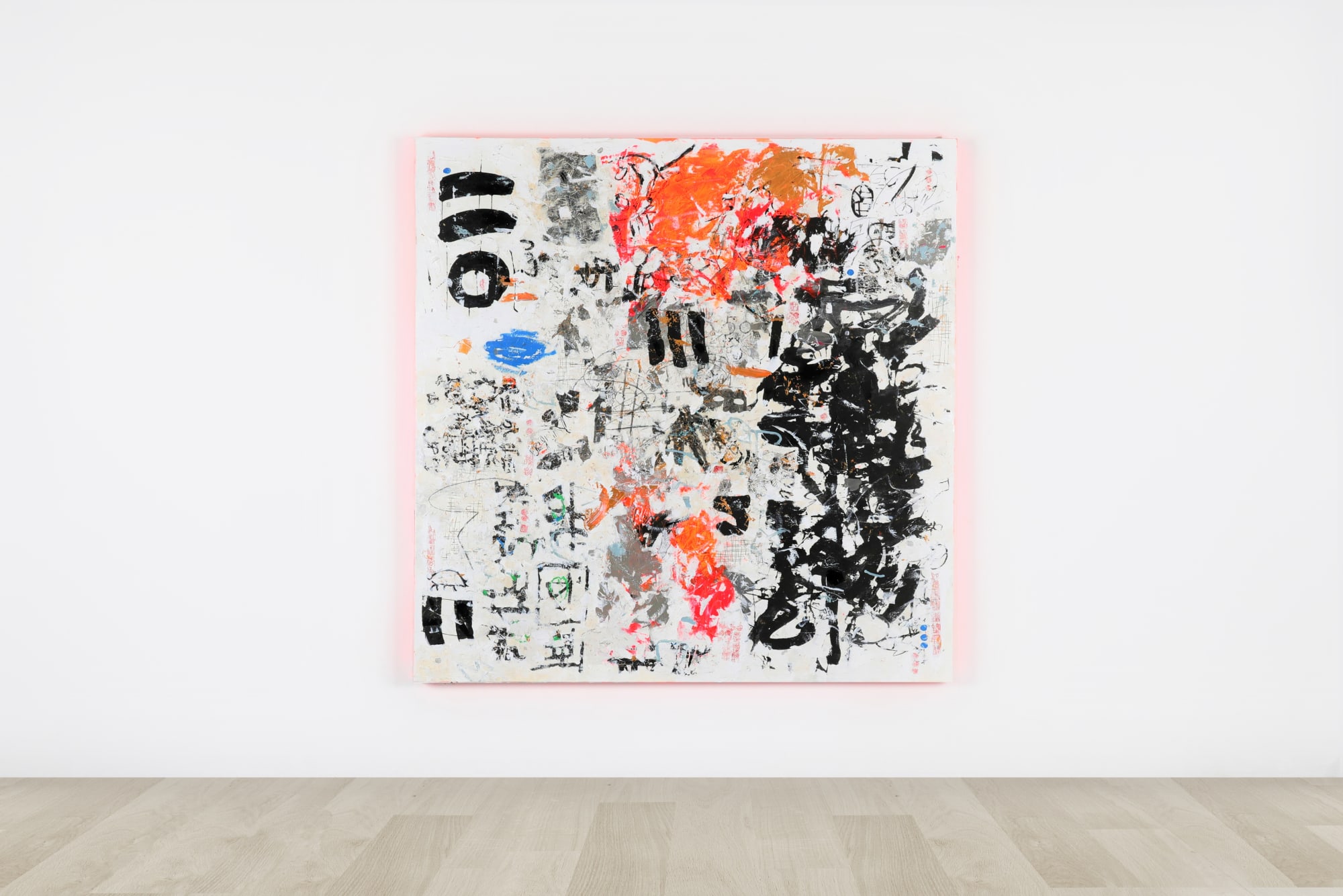 Canal Cheong Jagerroos Installation view, Orange New Hope II 2021