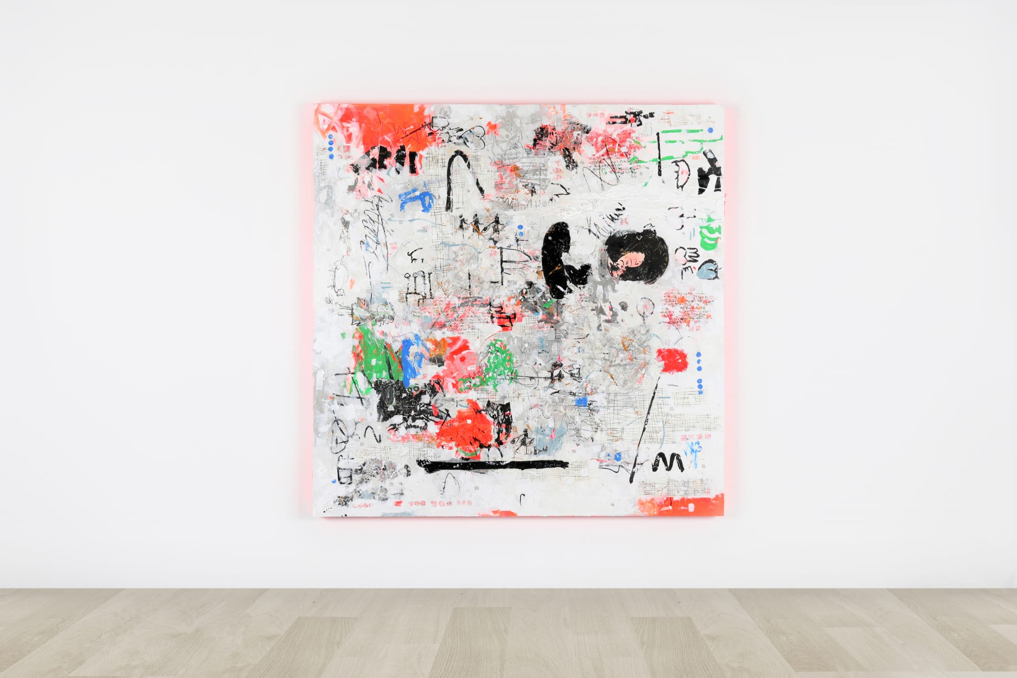 Canal Cheong Jagerroos Installation view, Orange New Hope III 2021