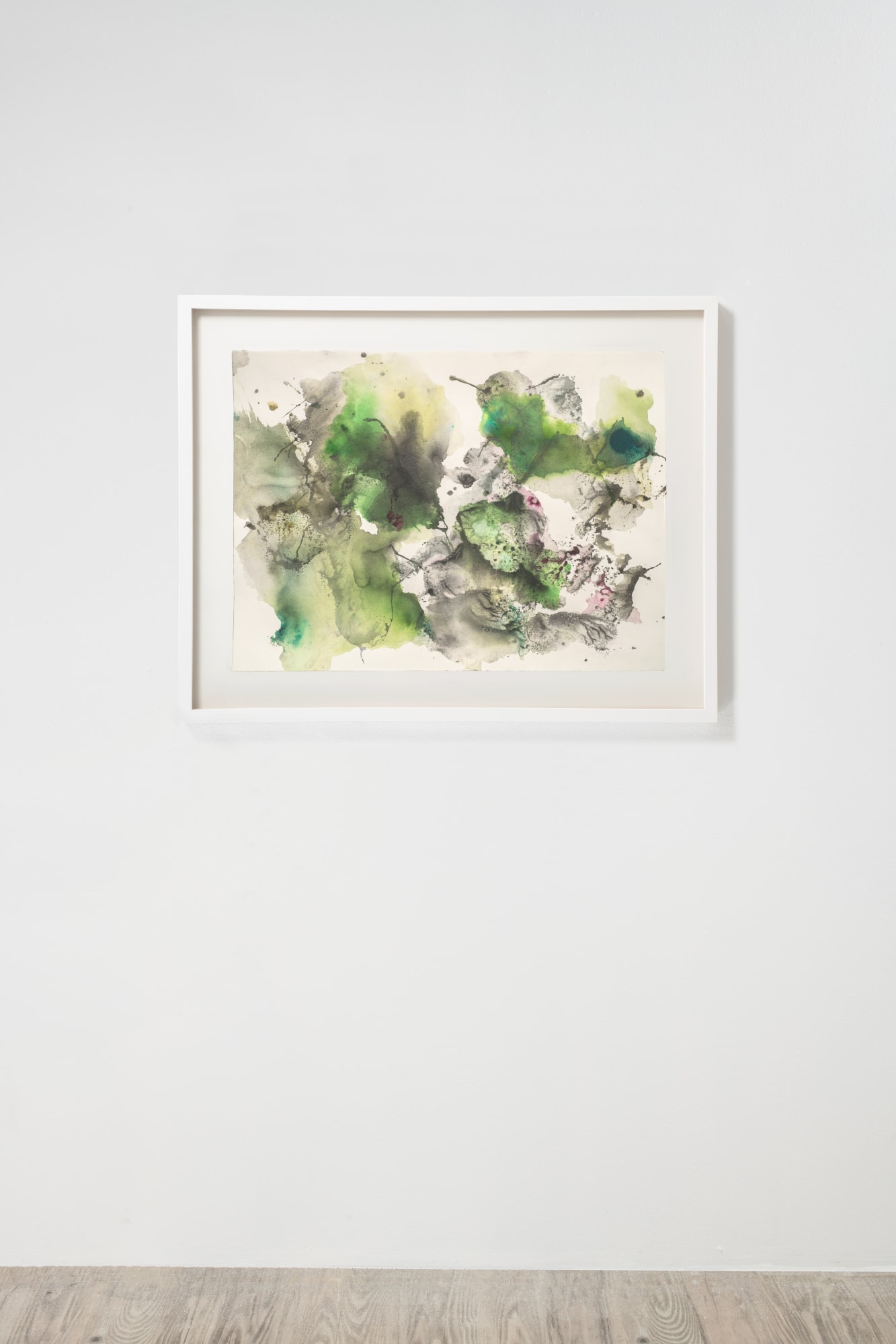 Michèle Colburn Entrapment, 2020 Gunpowder and watercolors on Fabriano paper 55.9 x 76.2 cm, 22 x 30 in. (Frame not included) Photo: Lee Stalsworth