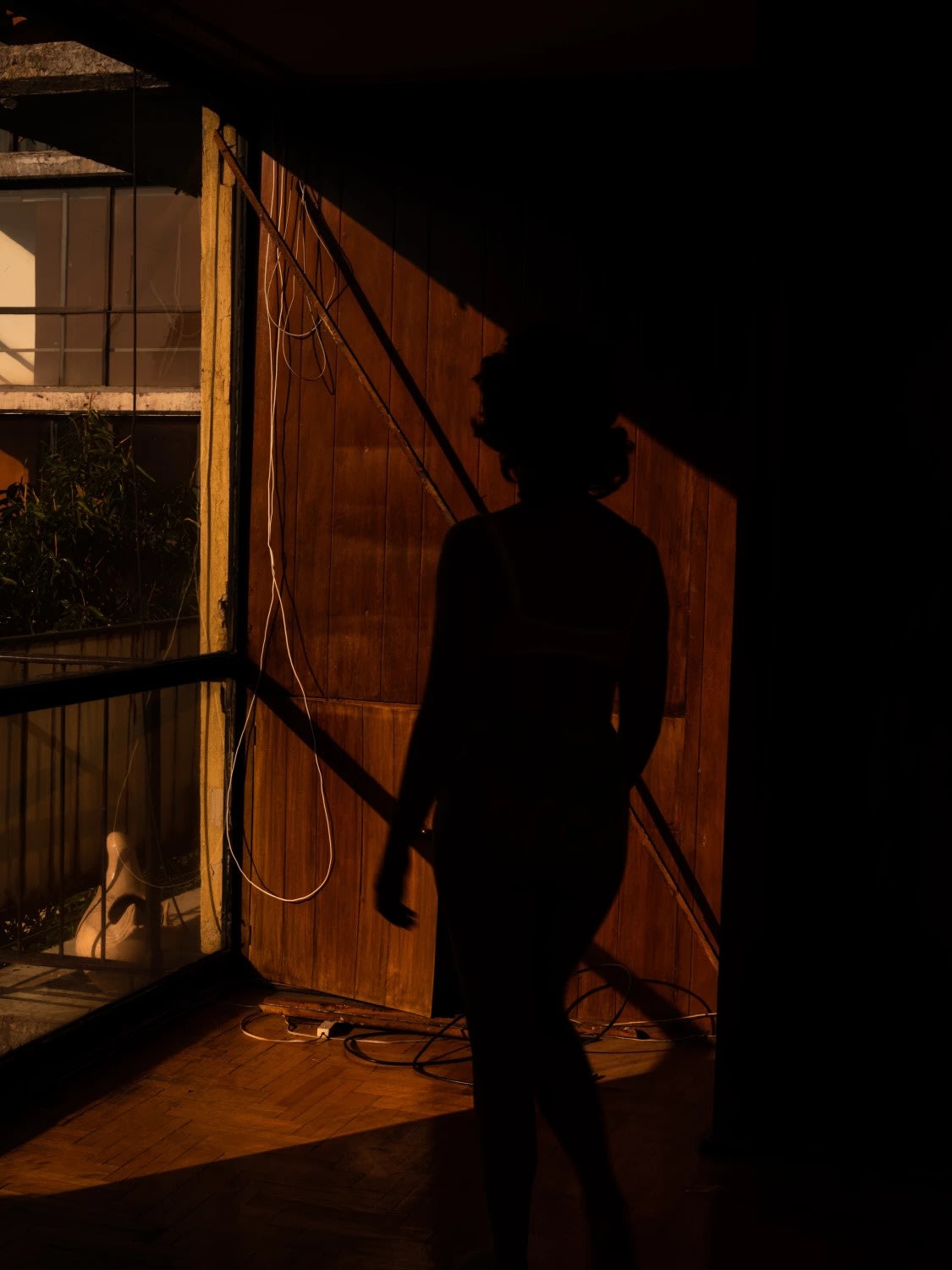 String, Window (Self-Portrait), 2021